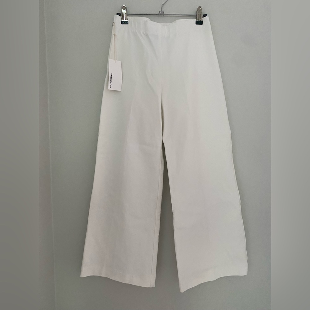 Brand new white stretch waste band pants
